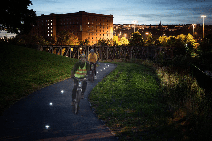 SOLAR LED Cycle Lane Radweg-trenner